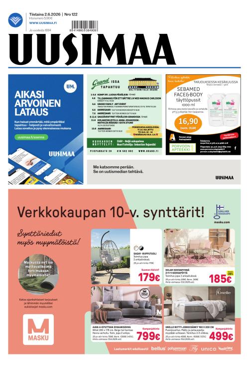 Uusimaa 2.6.2026