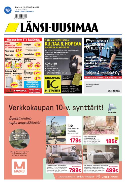 Länsi-Uusimaa 2.6.2026