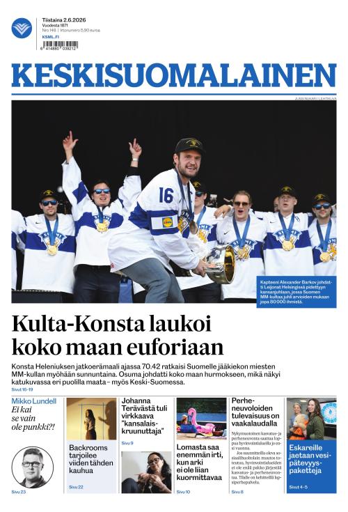 Keskisuomalainen 2.6.2026
