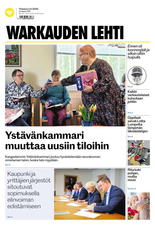 Warkauden Lehti 2.6.2026