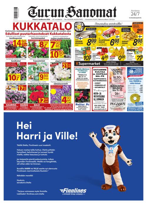 Turun Sanomat 2.6.2026