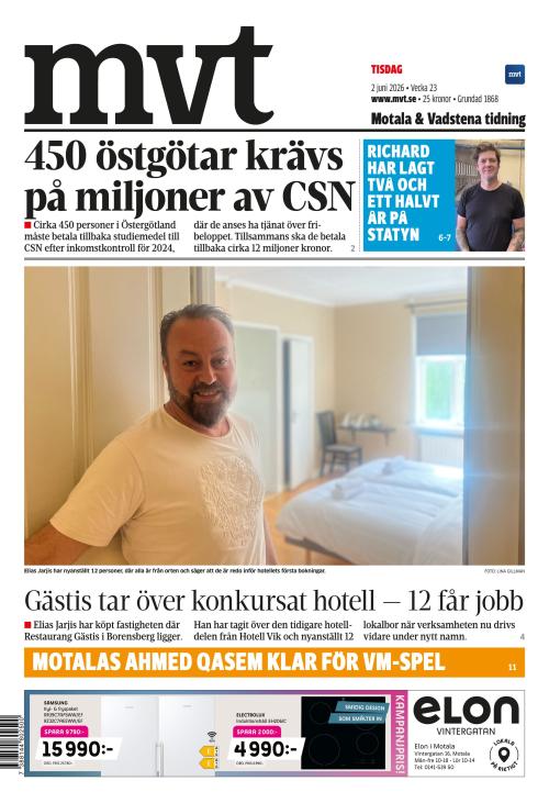 Motala Vadstena Tidning 2.6.2026