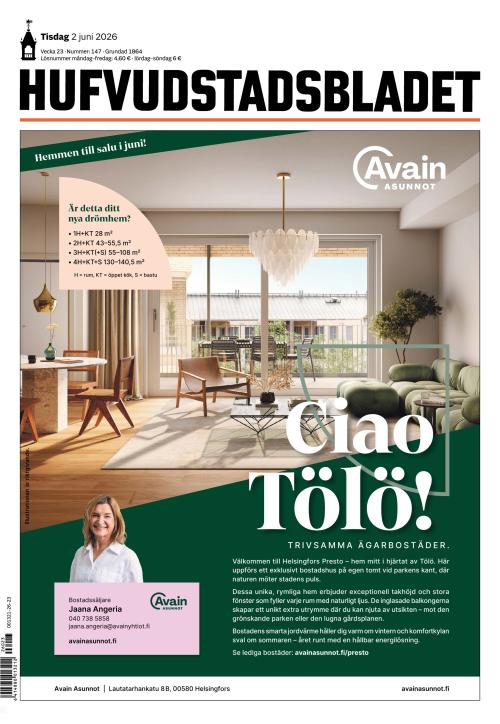 Hufvudstadsbladet 2.6.2026