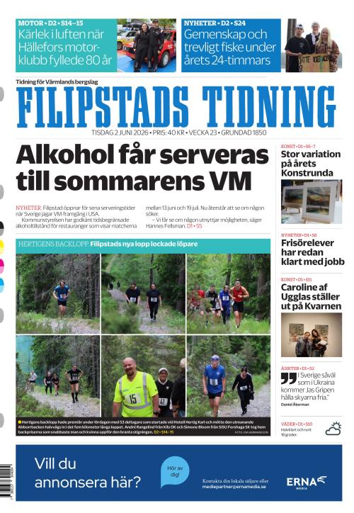 Filipstads Tidning 2.6.2026