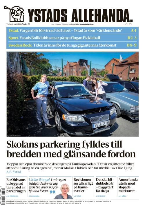 Ystads Allehanda 2.6.2026