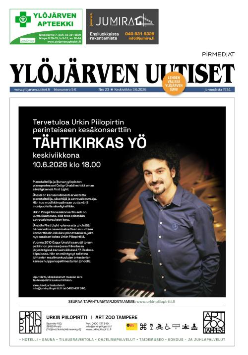 Ylöjärven Uutiset 3.6.2026