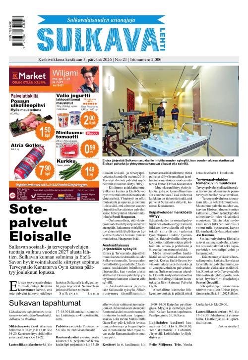 Sulkava-lehti 3.6.2026
