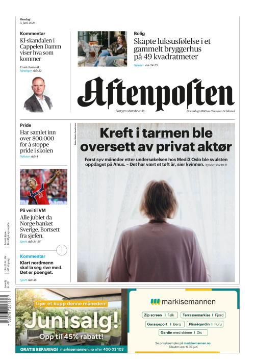 Aftenposten 3.6.2026