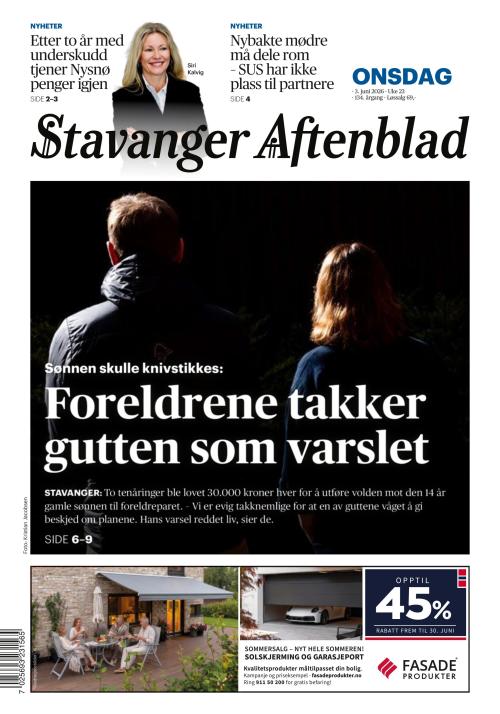 Stavanger Aftenblad 3.6.2026