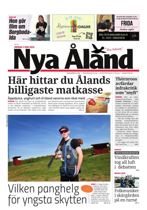 Nya Åland 3.6.2026