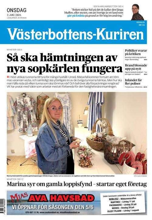 Västerbottens-Kuriren (SE) 3.6.2026