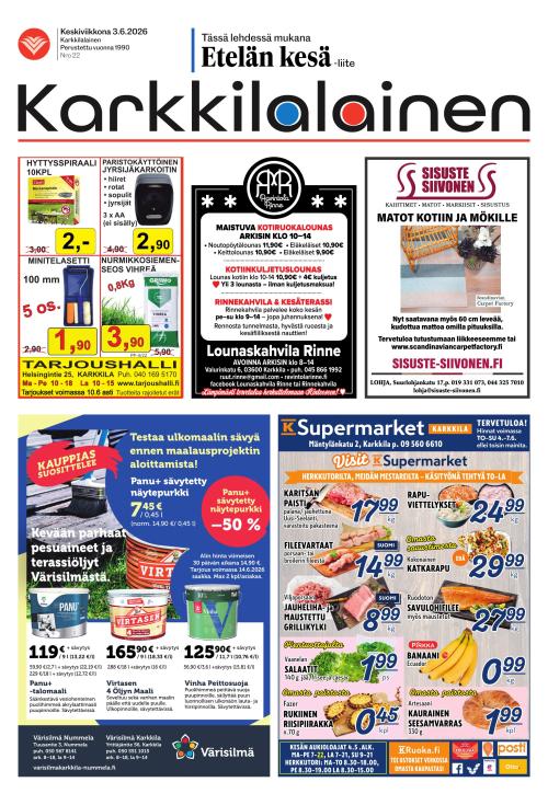 Karkkilalainen 3.6.2026