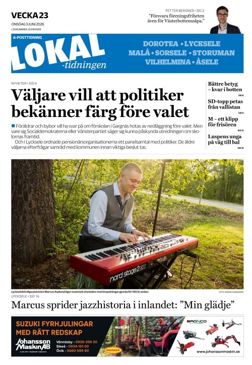 Lokaltidningen 3.6.2026