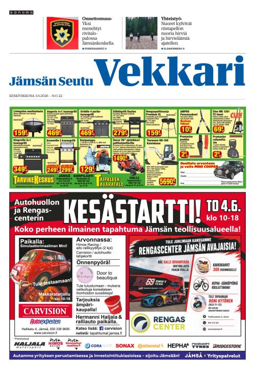 Jämsän Seutu ja Vekkari 3.6.2026