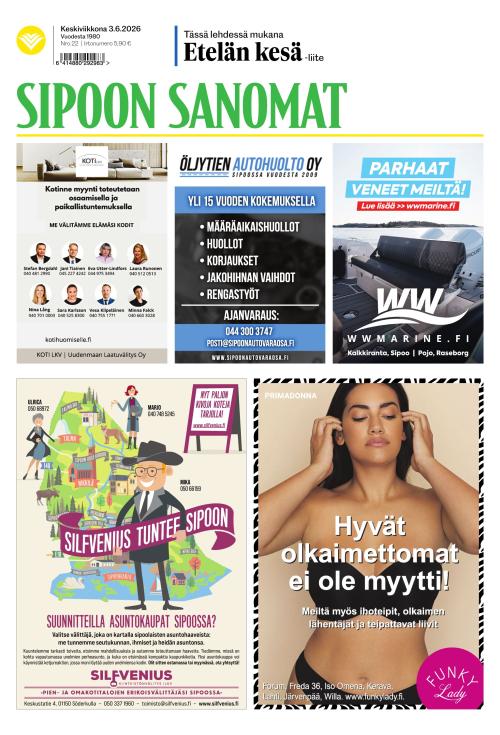 Sipoon Sanomat 3.6.2026