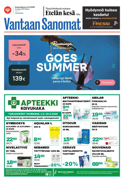 Vantaan Sanomat (Itä) 3.6.2026