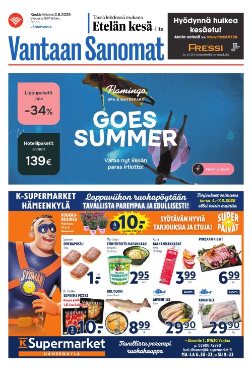 Vantaan Sanomat (Länsi) 3.6.2026