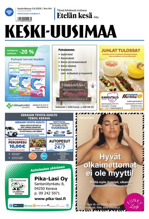 Keski-Uusimaa 3.6.2026