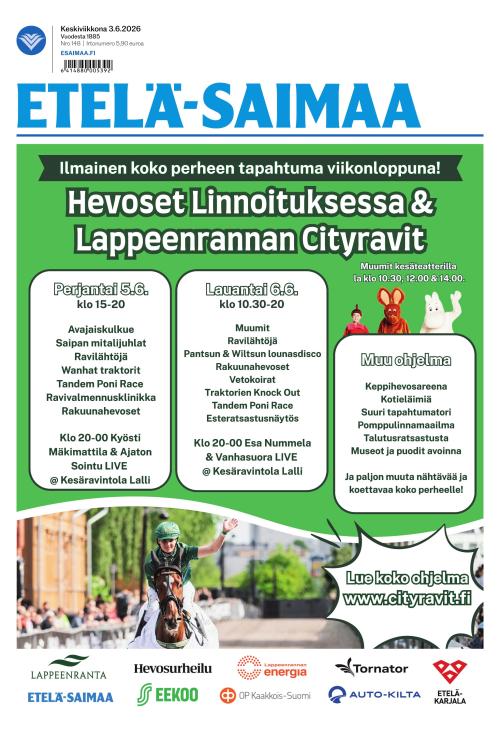 Etelä-Saimaa 3.6.2026