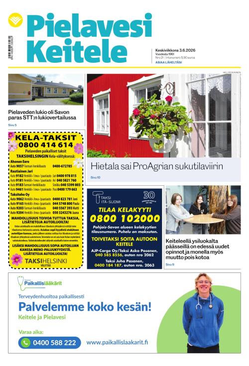 Pielavesi-Keitele 3.6.2026