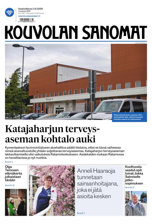 Kouvolan Sanomat 3.6.2026