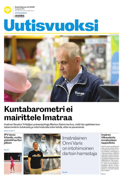 Uutisvuoksi 3.6.2026