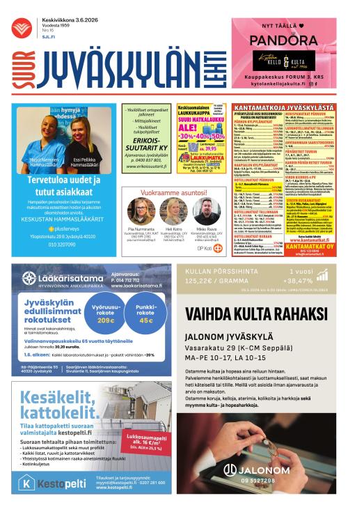 Suur-Jyväskylän Lehti 3.6.2026