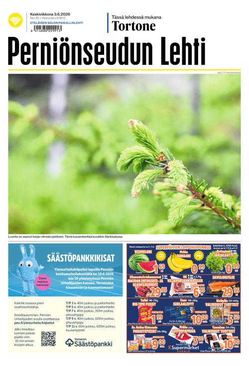 Perniönseudun Lehti 3.6.2026