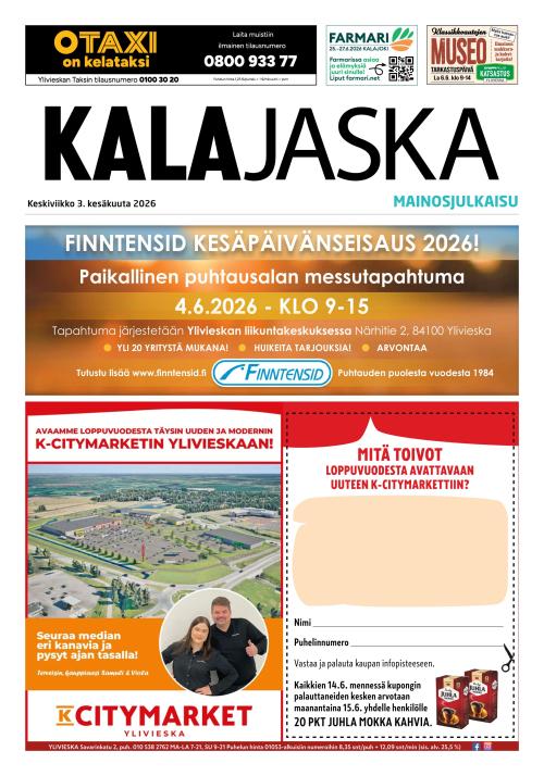 Kalajokilaakso ja Kalajaska 3.6.2026