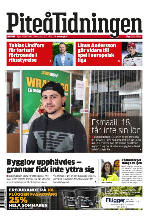 Piteå-Tidningen 3.6.2026