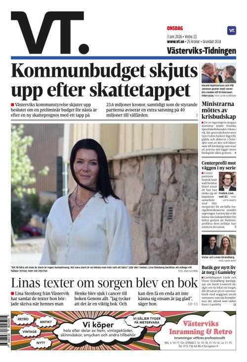 Västerviks-Tidningen 3.6.2026