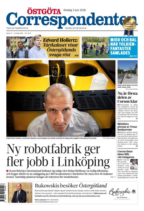Östgöta Correspondenten 3.6.2026