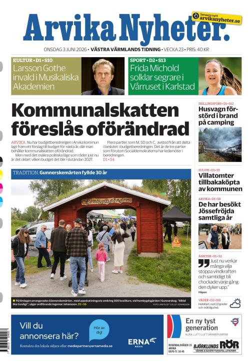 Arvika Nyheter 3.6.2026