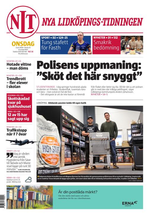 Nya Lidköpings-Tidningen 3.6.2026