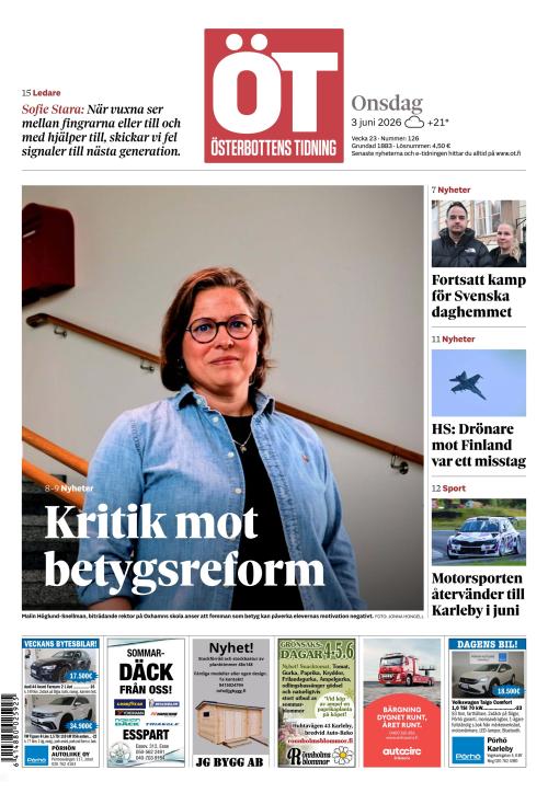 Österbottens Tidning 3.6.2026