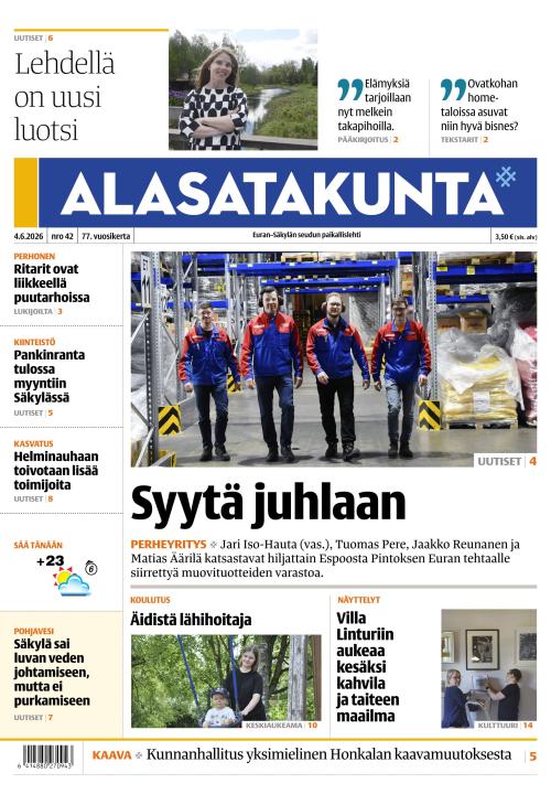 Alasatakunta 4.6.2026
