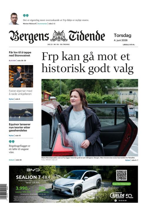 Bergens Tidende 4.6.2026