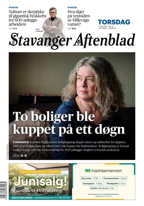 Stavanger Aftenblad 4.6.2026