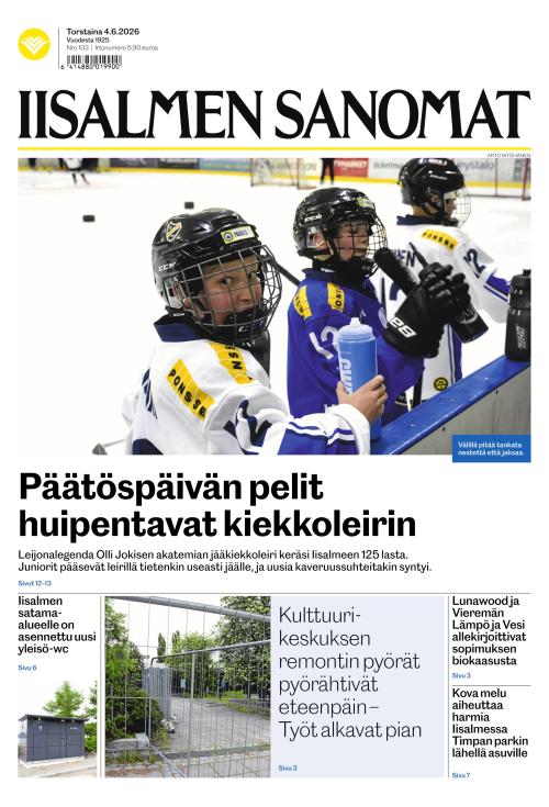 Iisalmen Sanomat 4.6.2026