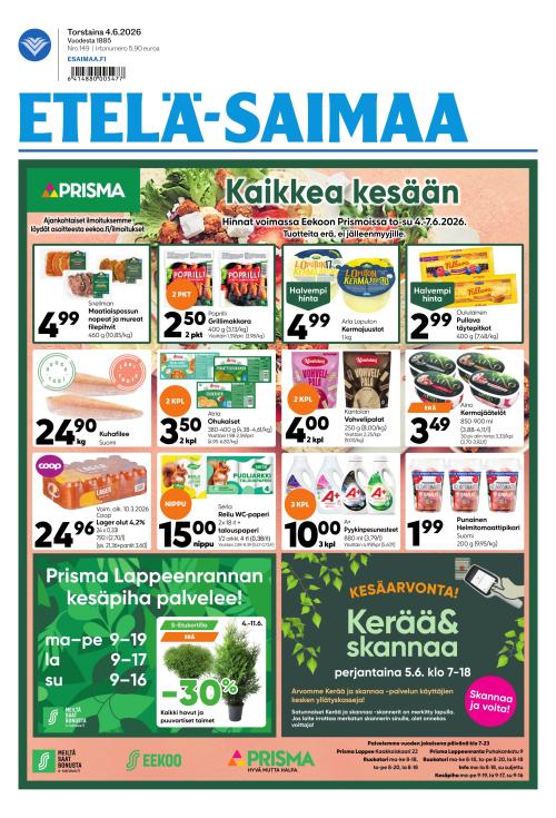 Etelä-Saimaa 4.6.2026