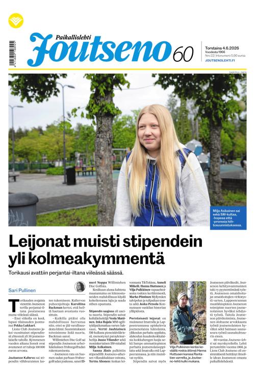 Paikallislehti Joutseno 4.6.2026