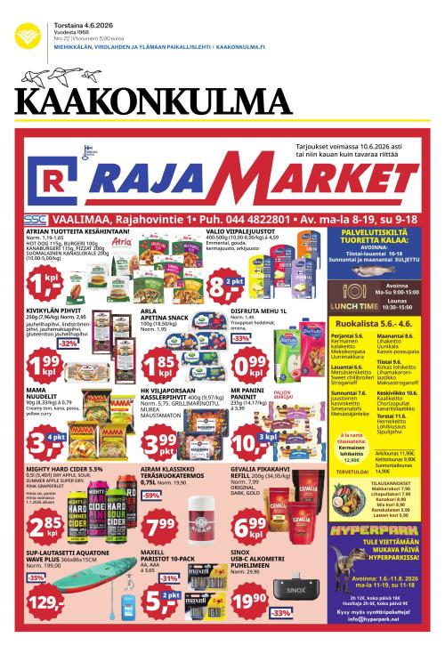 Kaakonkulma 4.6.2026