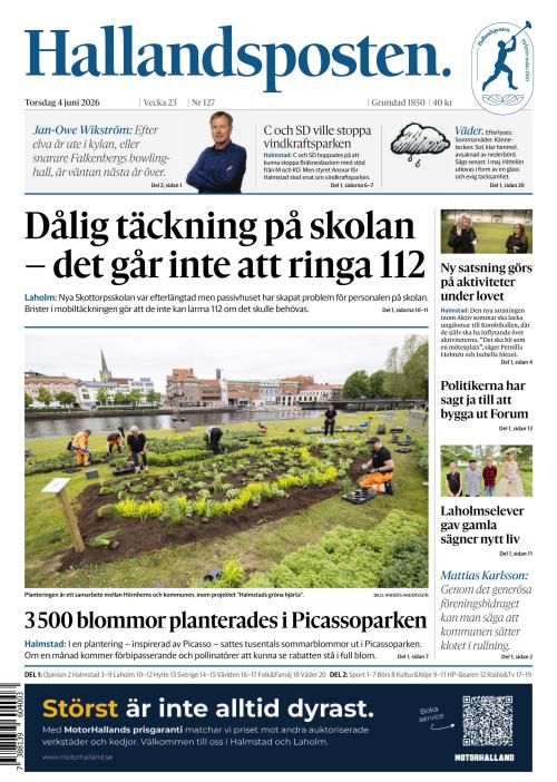Hallandsposten 4.6.2026