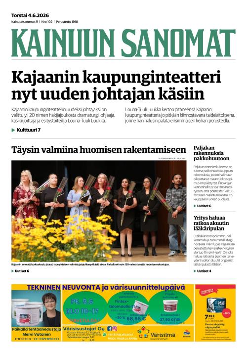 Kainuun Sanomat 4.6.2026
