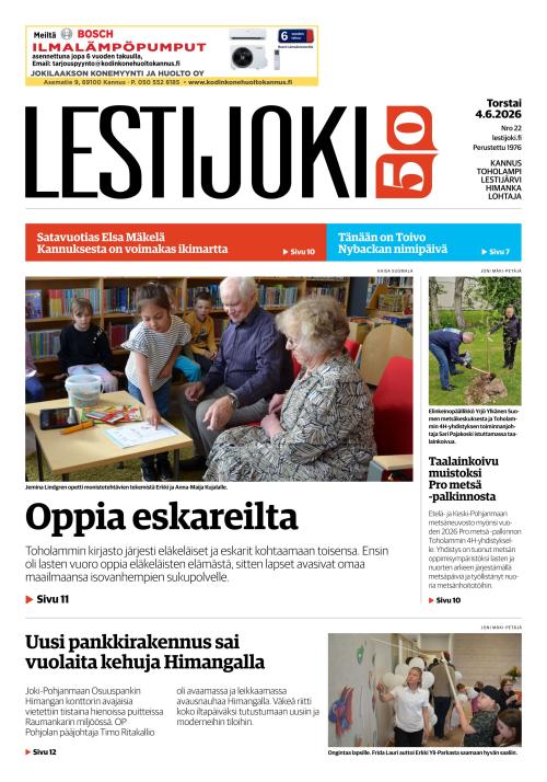 Lestijoki-lehti 4.6.2026
