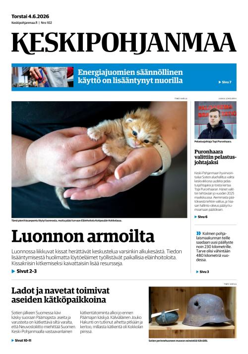 Keskipohjanmaa 4.6.2026