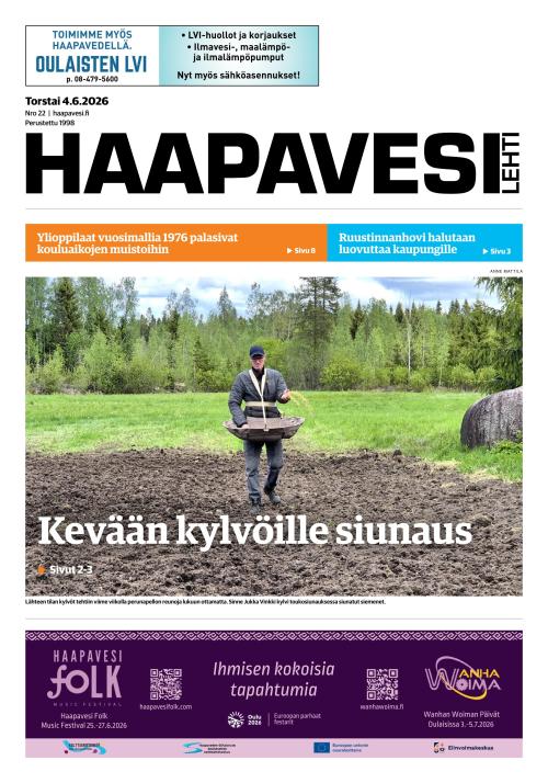 Haapavesi-lehti 4.6.2026