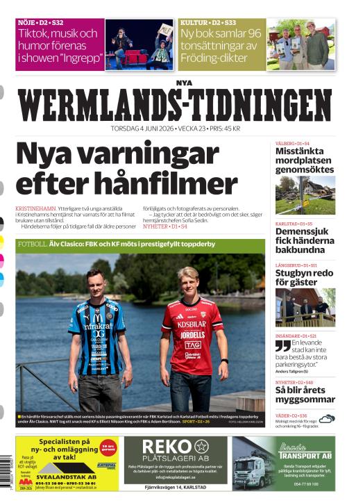 Nya Wermlands-Tidningen 4.6.2026