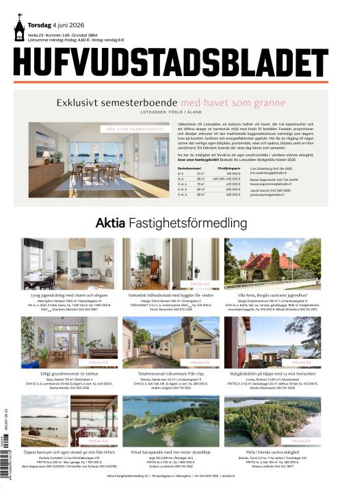 Hufvudstadsbladet 4.6.2026