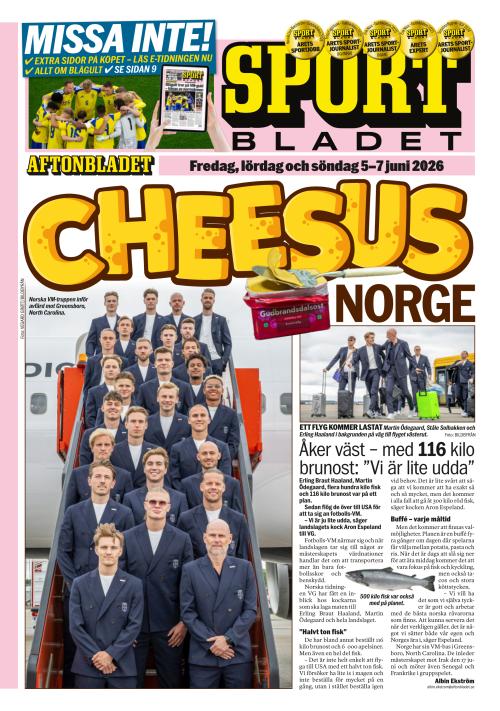 Aftonbladet Sportbladet 5.6.2026
